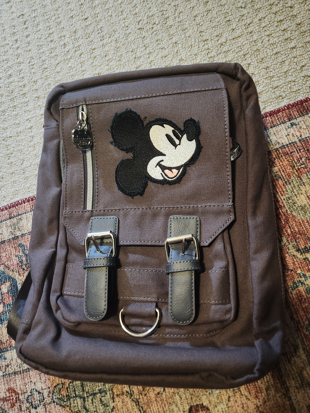 Disney Parks Mickey Mouse Trading Pin Backpack